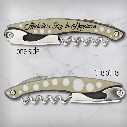 Tire-bouchon Drôle nom tire-bouchon, clé du bonheur