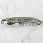 Tire-bouchon Drôle nom tire-bouchon, clé du bonheur (Devant)