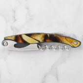 Tire-bouchon Dunes d'or rugueuses, avec parties brûlées (Devant)