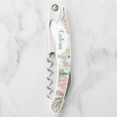 Tire-bouchon Elégant Boho Floral Bridesmaid Favoriser (Devant)