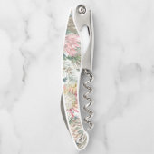 Tire-bouchon Elégant Boho Floral Bridesmaid Favoriser (Dos)