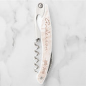 Tire-bouchon Élégant, moderne, perruques beiges et texte person (Devant)