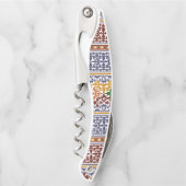 Tire-bouchon élégant motif ethnique (Devant)