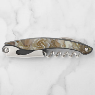 Tire-bouchon Élégant Rose floral Motif pétal