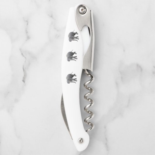 Tire-bouchon Eléphant d'ouverture de la bouteille de bouchon (Dos)