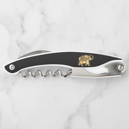 Tire-bouchon Eléphant Or (Dos)