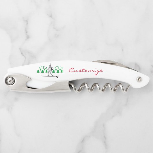 Tire-bouchon Elfe sur la planche de surf Thunder_Cove (Devant)