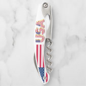 Tire-bouchon États-Unis - États-Unis d'Amérique - Drapeau (Dos)