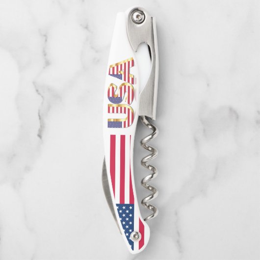 Tire-bouchon États-Unis - États-Unis d'Amérique - Drapeau (Dos)