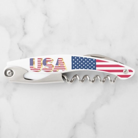 Tire-bouchon États-Unis - États-Unis d'Amérique - Drapeau (Devant)