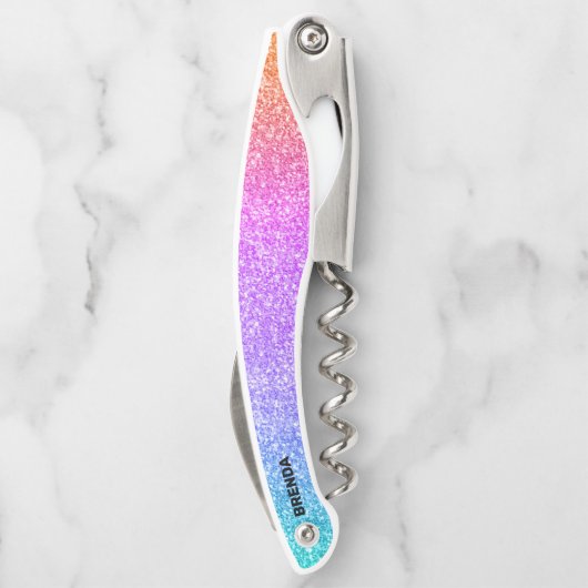 Tire-bouchon Faux parties scintillant ombre (Dos)