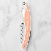 Tire-bouchon Femme d'honneur Cantaloupe Mariage Vis-à-vis (Devant)