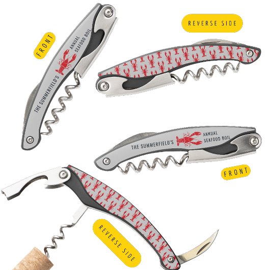 Tire-bouchon Fête annuelle de famille : ébullition de homards C