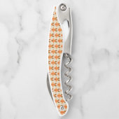 Tire-bouchon Fête de Noël Gingerbread Homme Bottle Ouvrir (Dos)