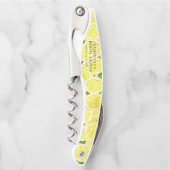 Tire-bouchon Fête des mariées de citron simple moderne (Devant)