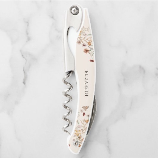 Tire-bouchon Fête des mariées Fleur sauvage Boho Tiny (Devant)