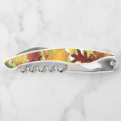 Tire-bouchon Feuilles automnales d'automne (Dos)