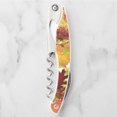 Tire-bouchon Feuilles automnales d'automne (Devant)