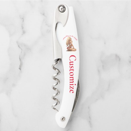 Tire-bouchon Fille de plage de Bikini Thunder_Cove (Devant)