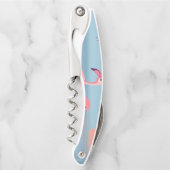 TIRE-BOUCHON FLAMANTS ROSES MOTIF 1 (Devant)