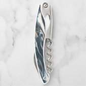 Tire-bouchon Flame bleue cool (Dos)