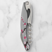 Tire-bouchon Fleur de cerisier rose (Dos)