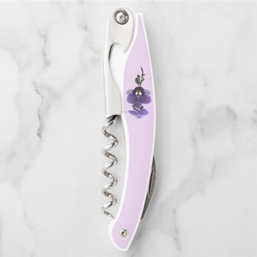 Tire-bouchon Fleur d'orchidées pourpres, (Devant)