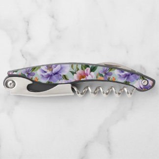 Tire-bouchon Fleurs colorées assourdies Fleur boho