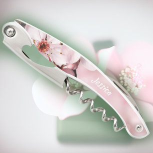 Tire-bouchon Fleurs de Cerisier Roses Demoiselle d'Honneur Prin