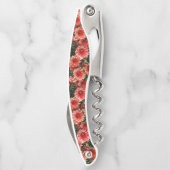 Tire-bouchon Fleurs de chrysanthème (Dos)