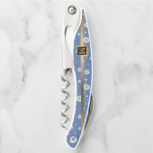 Tire-bouchon Floral sur le bois cadeau populaire (Devant)