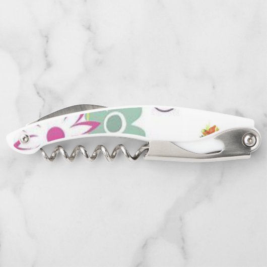 Tire-bouchon Flore d'ouverture de la bouteille de bouchon (Dos)