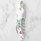 Tire-bouchon Flore d'ouverture de la bouteille de bouchon (Dos)