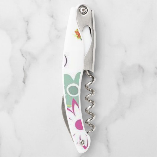 Tire-bouchon Flore d'ouverture de la bouteille de bouchon (Dos)