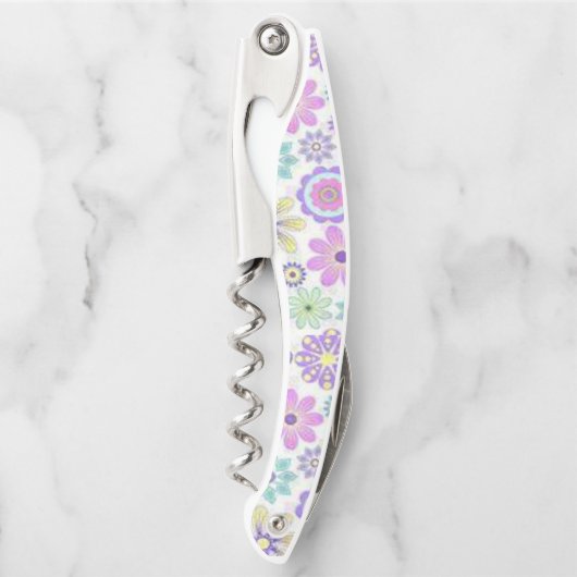 Tire-bouchon Flore d'ouverture de la bouteille de bouchon (Devant)