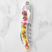 Tire-bouchon Flore d'ouverture de la bouteille de bouchon (Dos)