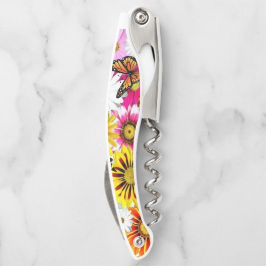 Tire-bouchon Flore d'ouverture de la bouteille de bouchon (Dos)