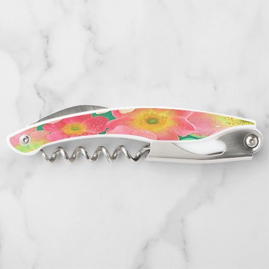 Tire-bouchon Flore d'ouverture de la bouteille de bouchon (Dos)