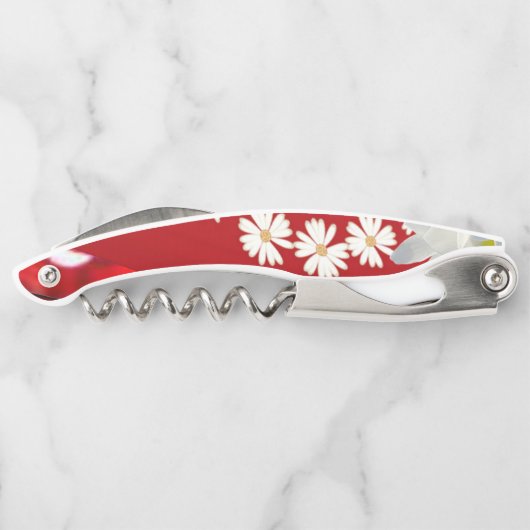 Tire-bouchon Flore d'ouverture de la bouteille de bouchon (Dos)