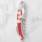 Tire-bouchon Flore d'ouverture de la bouteille de bouchon (Dos)