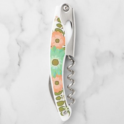 Tire-bouchon Flore d'ouverture de la bouteille de bouchon (Dos)