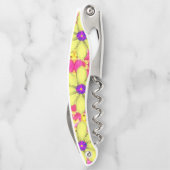 Tire-bouchon Flore d'ouverture de la bouteille de bouchon (Dos)