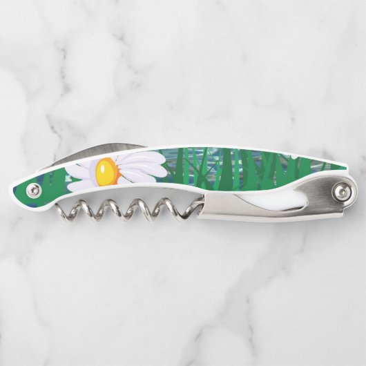 Tire-bouchon Flore d'ouverture de la bouteille de bouchon (Dos)