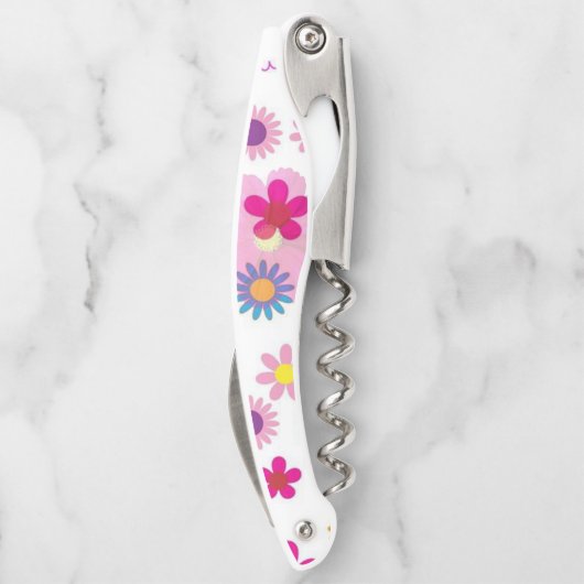 Tire-bouchon Flore d'ouverture de la bouteille de bouchon (Dos)