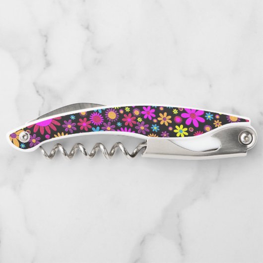 Tire-bouchon Flore d'ouverture de la bouteille de bouchon (Dos)