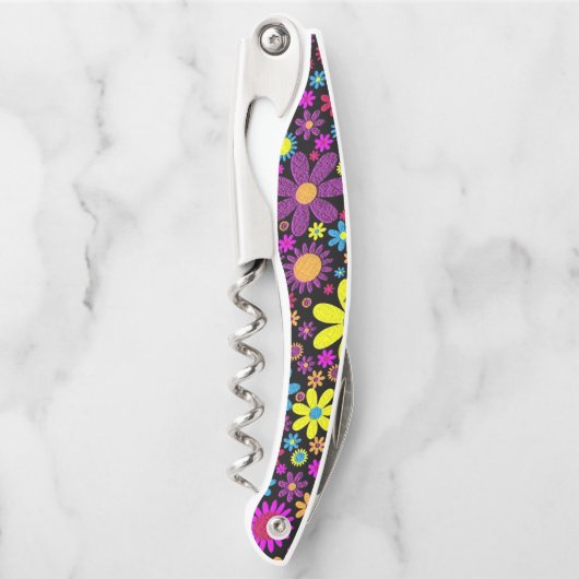 Tire-bouchon Flore d'ouverture de la bouteille de bouchon (Devant)