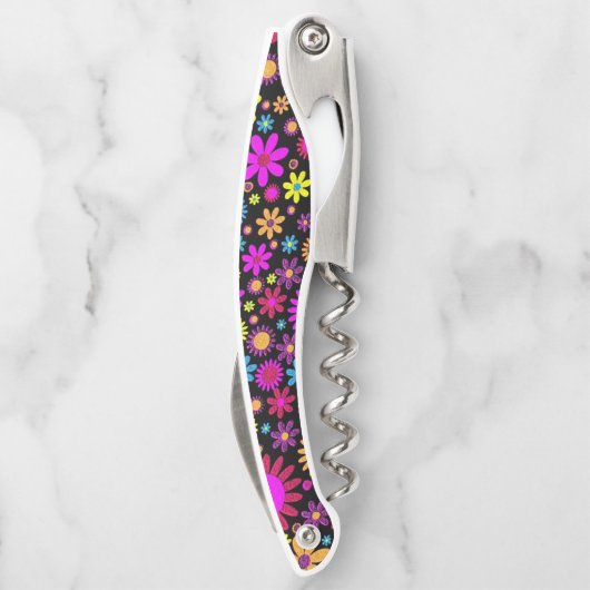 Tire-bouchon Flore d'ouverture de la bouteille de bouchon (Dos)