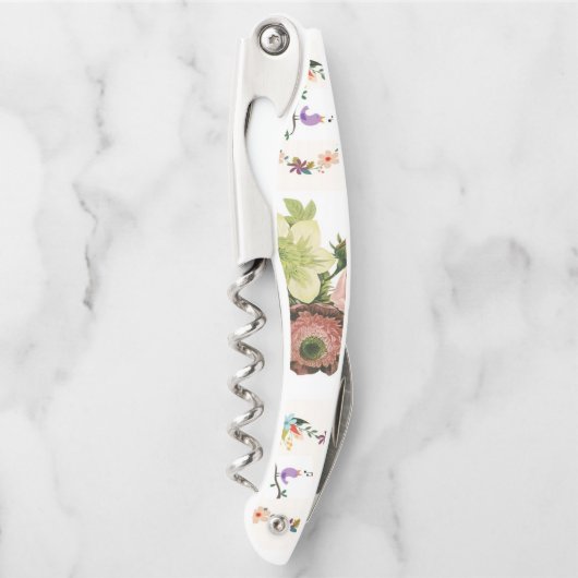 Tire-bouchon Flore d'ouverture de la bouteille de bouchon (Devant)