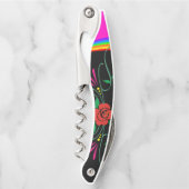 Tire-bouchon Flore d'ouverture de la bouteille de bouchon (Devant)