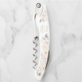 Tire-bouchon Français Romance Mariage Floral Blush ID870 (Devant)